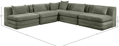 Stellar - 5 Piece Upholstered Modular Sectional