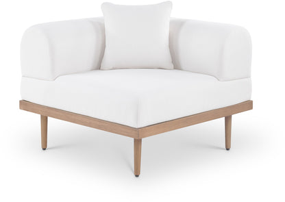 Laguna - Resilient Water Resistant Fabric Upholstered Outdoor Patio Modular Corner Chair