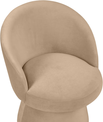 Selene - Upholstered Swivel Dining Chair