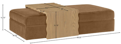 Woodra - Coffee Table / Ottoman
