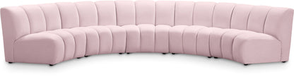 Infinity - 5 Piece Velvet Modular Sectional