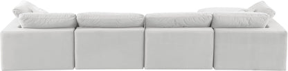 Comfy - 5 Piece Velvet Modular Sectional With Chaise