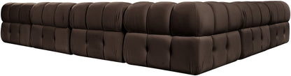 Orin - L-Shaped Velvet 6 Piece Modular Sectional