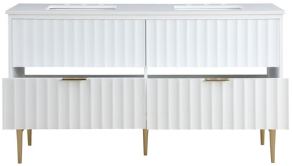 Modernist - Bathroom Vanity With Gold Legs