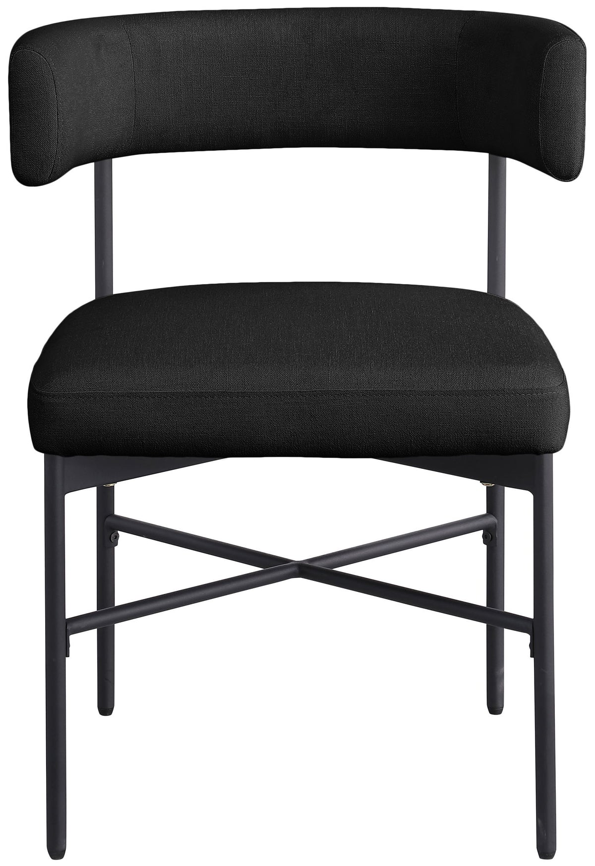 Rivage - Durable Dining Chair With Black Frame (Set of 2)