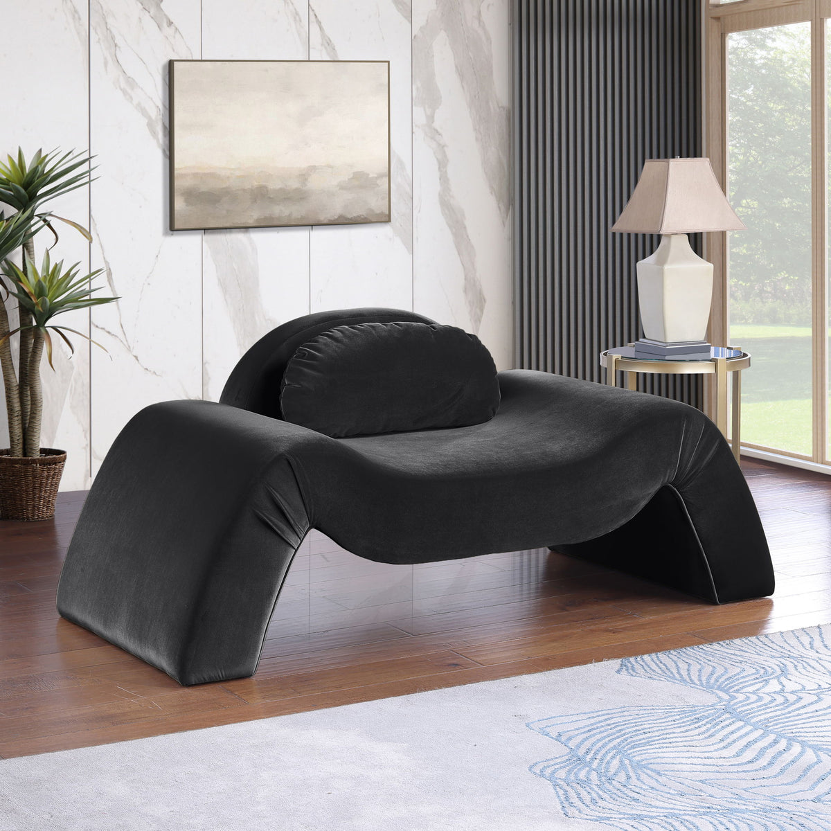 Austin - Velvet Accent Chair