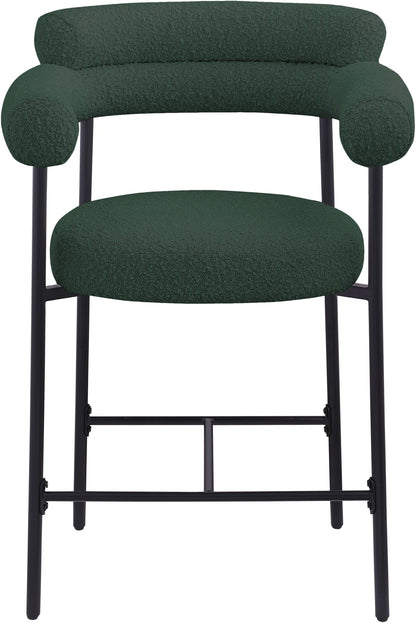 Blake - Counter Stool With Black Base (Set of 2)