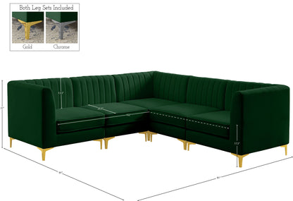 Alina - 5 Piece Modular Corner Sectional