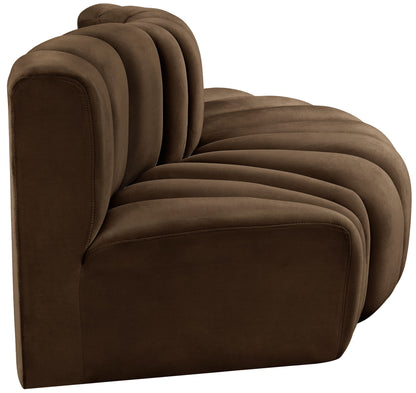Arc - Velvet 3 Piece Modular Sofa
