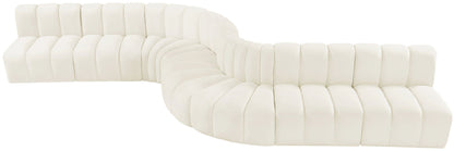 Arc - Velvet 8 Piece Curved Modular Sofa