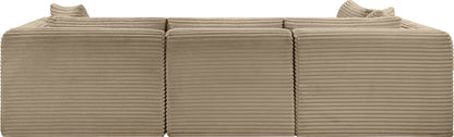 Shaggy - Fabric 4 Piece Modular Sectional
