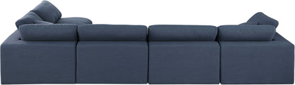 Comfy - 5 Piece Linen Modular Sectional