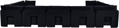 Hammond - Velvet Performance Fabric Upholstered 9 Piece Sectional