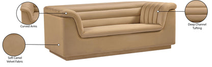 Cascade - Velvet Loveseat