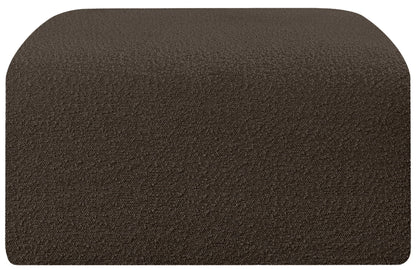 Arc - Boucle Fabric Ottoman