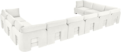 Hammond - Velvet Performance Fabric Upholstered 10 Piece Sectional