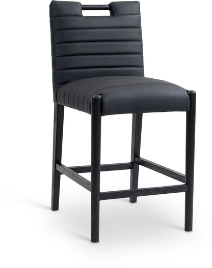 Aimee - Counter Stool - Black Legs
