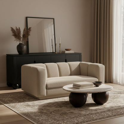 Modari - Fabric Upholstered Loveseat