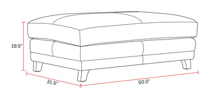 Hayden - Stationary Chair And A Half With Ottoman - Renaissance Marigold