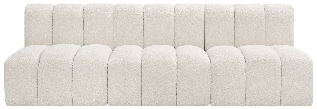 Arc - Boucle Fabric 3 Seats Modular Sofa