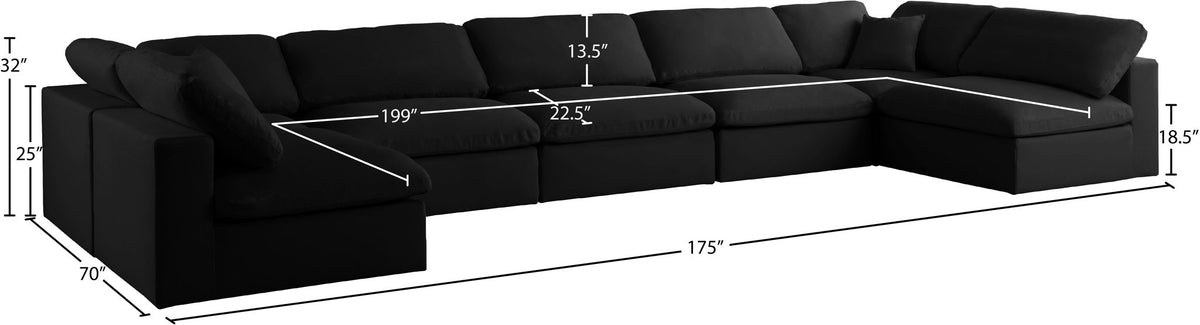 Plush - 7 Piece Modular Sectional