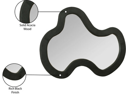 Oblique - Mirror - Wood