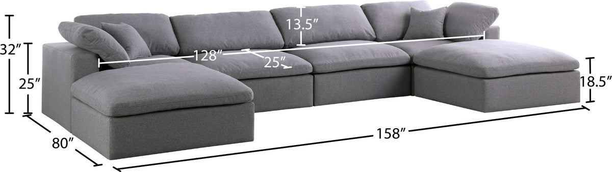 Serene - 6 Piece Modular Sectional