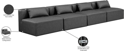 Cube - Modular 4 Seat Armless Sofa