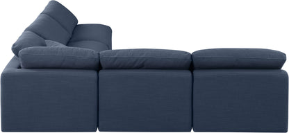 Indulge - Linen 5 Piece Modular Corner Armless Sectional