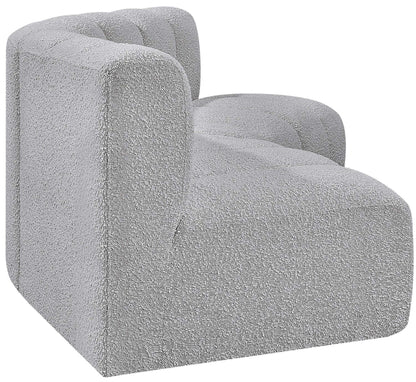 Arc - Boucle Fabric 3 Piece Modular Corner Sofa