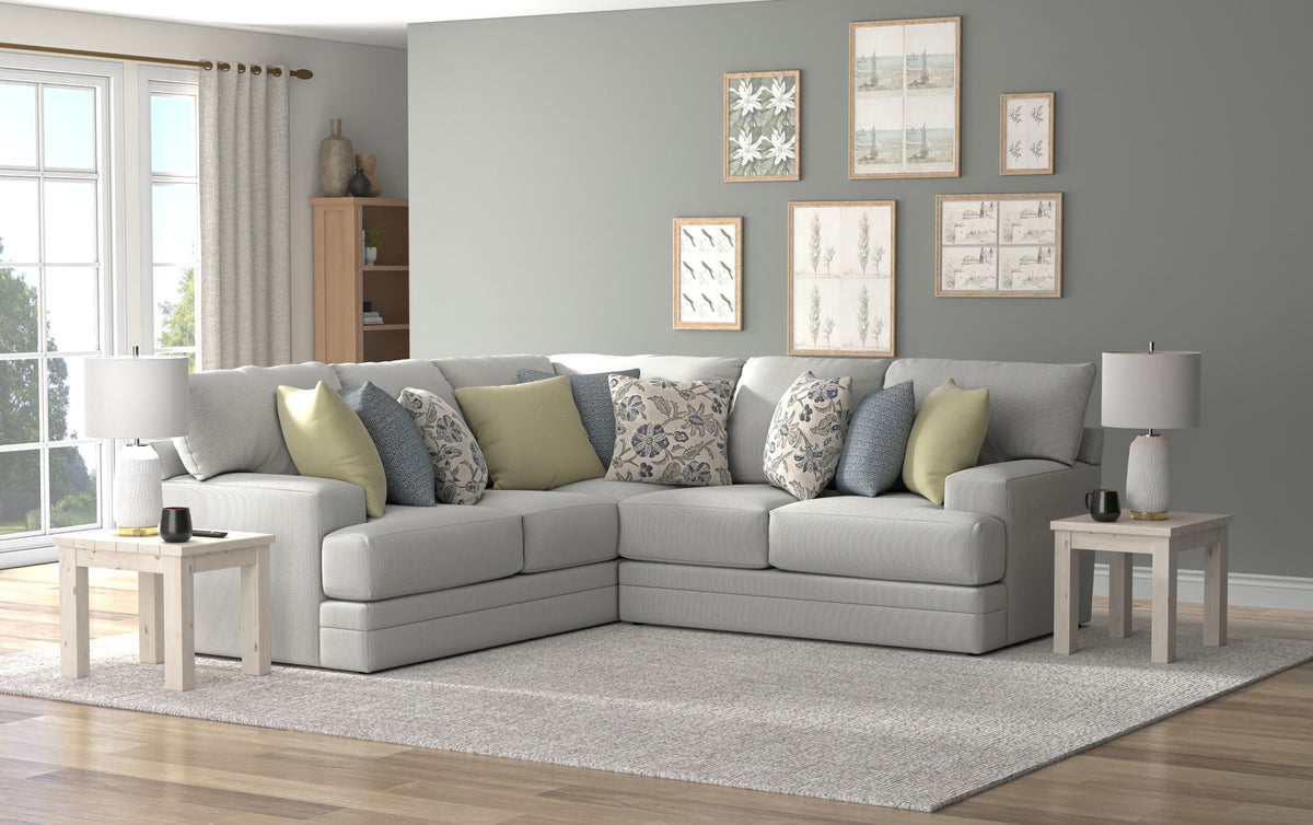 Stockbridge - Sectional With Comfort Coil Seating And 9 Accent Pillows Included
