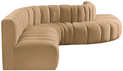 Arc - Velvet 7 Piece Modular Sofa