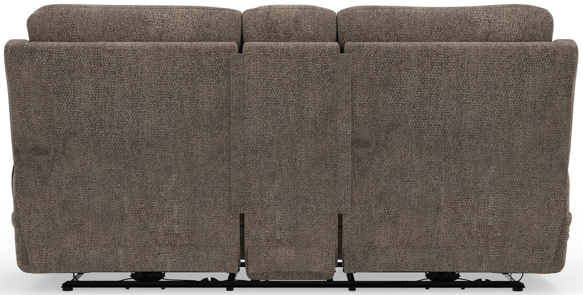 Joya - Power Headrest Power Lay Flat Reclining Console Loveseat With CR3 Heat/Massage/Lumbar/ZG
