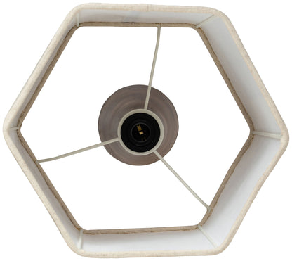 Juniper - Mango Wood Base And Linen Textured Fabric Shade Table Lamp