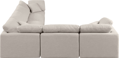 Indulge - Linen 6 Piece Modular Corner Sectional