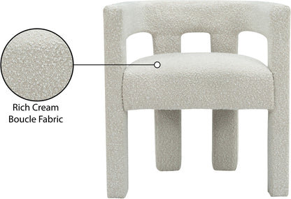 Athena - Boucle Fabric Dining Chair