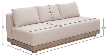 Solace - Olefin Performance Fabric Outdoor Patio Modular Sofa