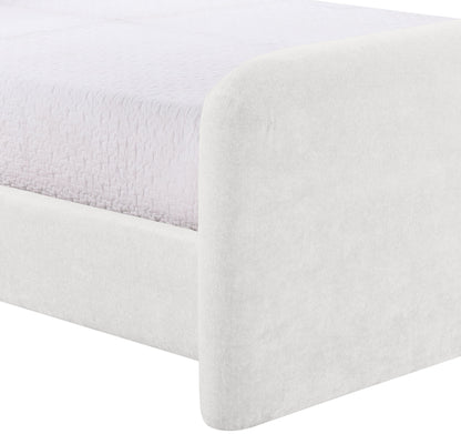 Fira - Chenille Fabric Upholstered Bed