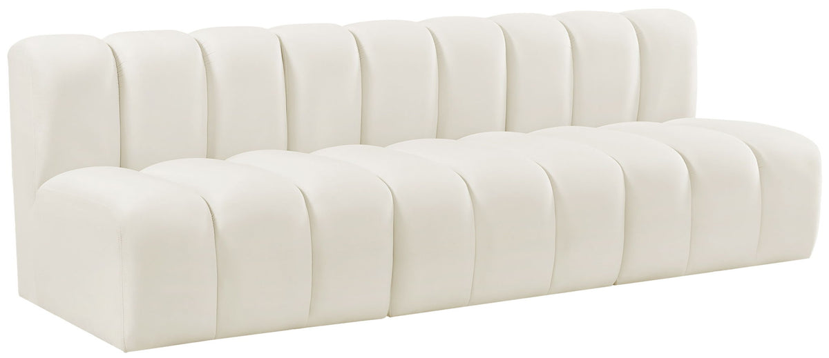 Arc - Velvet 3 Seats Modular Sofa