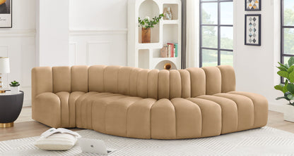 Arc - Velvet 5 Piece Modular Sofa