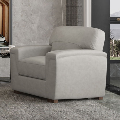 Cornelia - Chair - Pearl Gray Leather