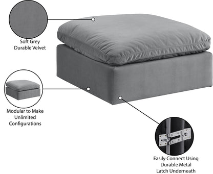 Comfy - Velvet Ottoman