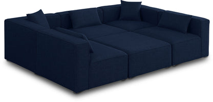 Cube - Linen 6 Piece Modular Sectional