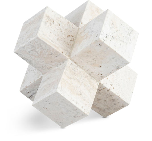 Jack - Travertine Decorative Object - Natural