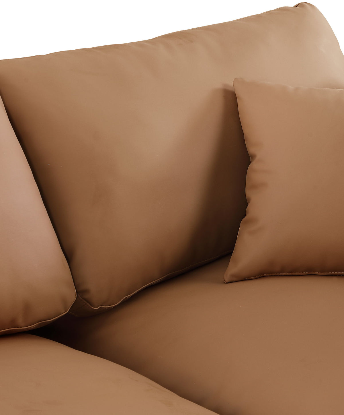 Comfy - Faux Leather Armless Chair