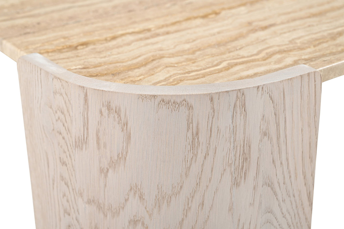 Calabria - Marble And Oak Wood Table