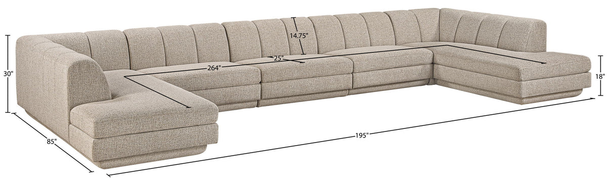 Modari - Sectional - Beige
