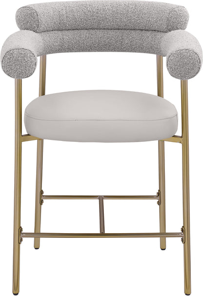 Blake - Counter Stool With Bronze Legs (Set of 2)