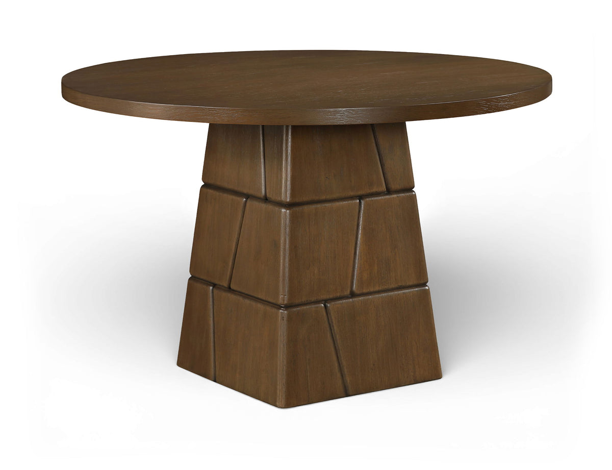 Tavio - 48" Oak Veneer And Solid Wood Dining Table