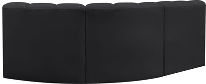Arc - Faux Leather 3 Piece Sofa